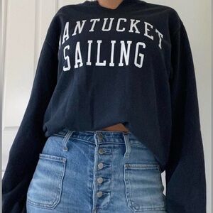 Brandy Melville Nantucket Sailing Sweatshirt Size OS